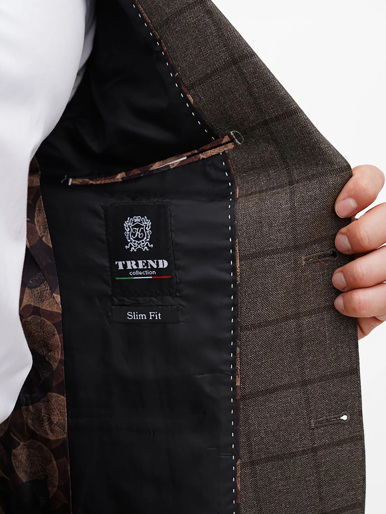 Піджаки Trend Collection модель TC12237BrownPDZHKMN Піджаки Trend Collection модель TC12237BrownPDZHKMN Фото