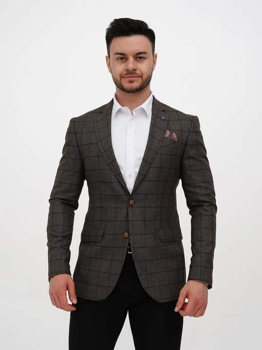 Пиджаки Trend Collection модель TC12237BrownPDZHKMN Фото