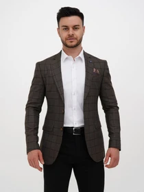 Піджаки Trend Collection модель TC12237BrownPDZHKMN Фото