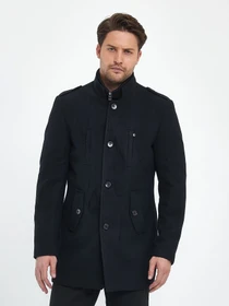 Пальто и плащи Trend Collection модель TC9679DarkBluePLTMN Фото