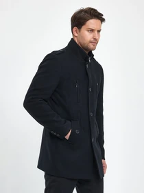 Пальто и плащи Trend Collection модель TC9679DarkBluePLTMN Фото