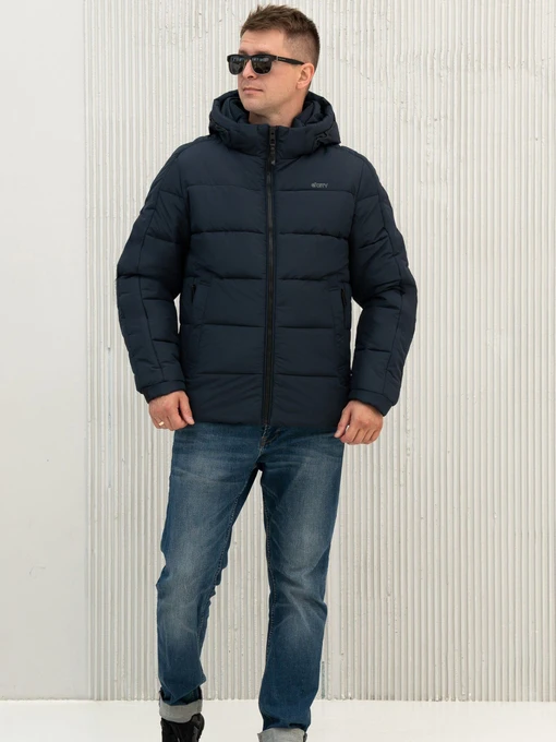 Куртки та дублянки City Fashion Classic модель 125-CFK-BL Фото
