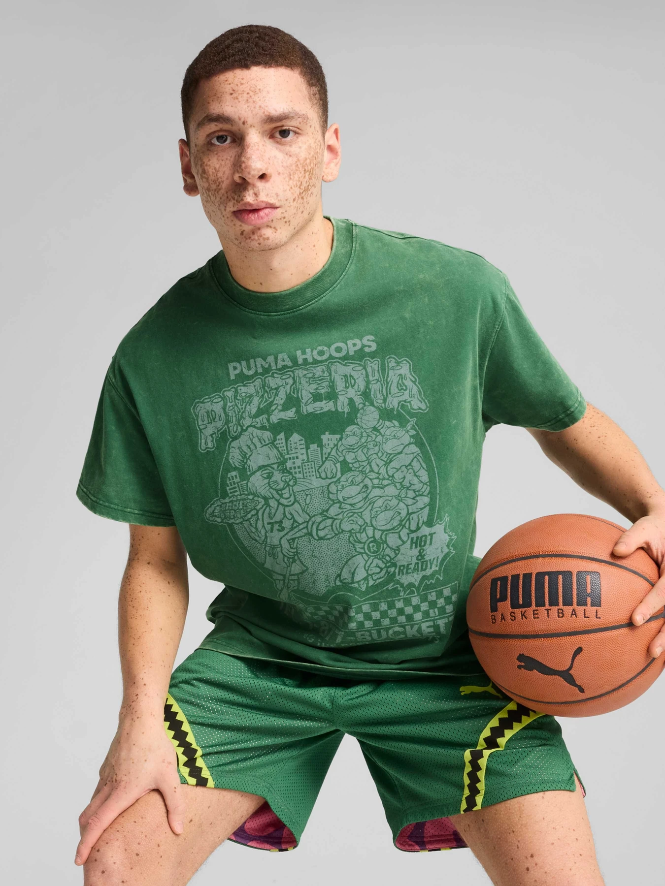 Футболки і поло PUMA Hoops x Tmnt Tee I модель 630928 Футболки і поло PUMA Hoops x Tmnt Tee I модель 630928 Фото