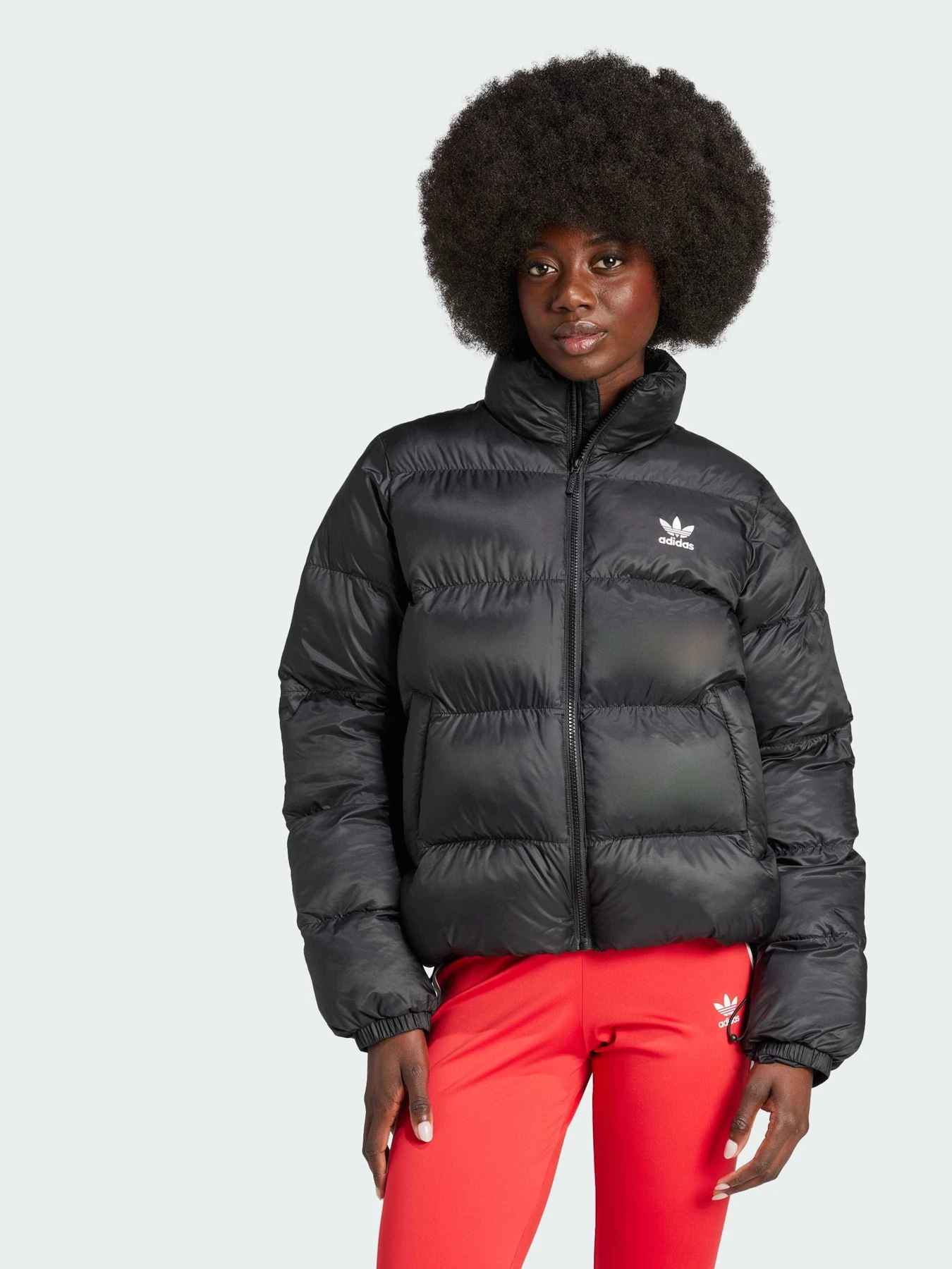 Куртки и дубленки Adidas Adicolor модель JD0420 Фото