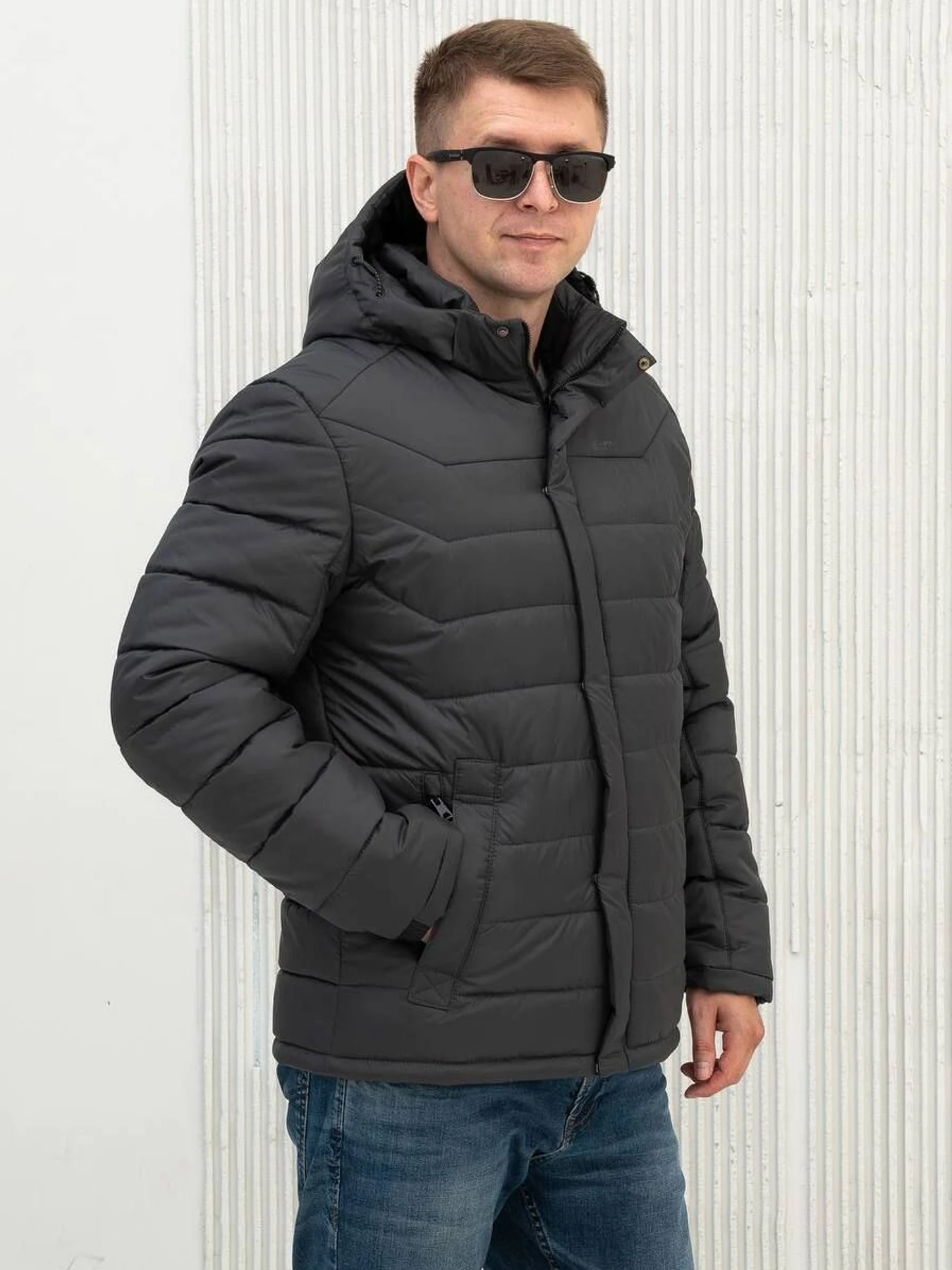 Куртки и дубленки City Fashion Classic модель 67-CFK-GR Фото