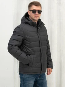 Куртки и дубленки City Fashion Classic модель 67-CFK-GR Фото