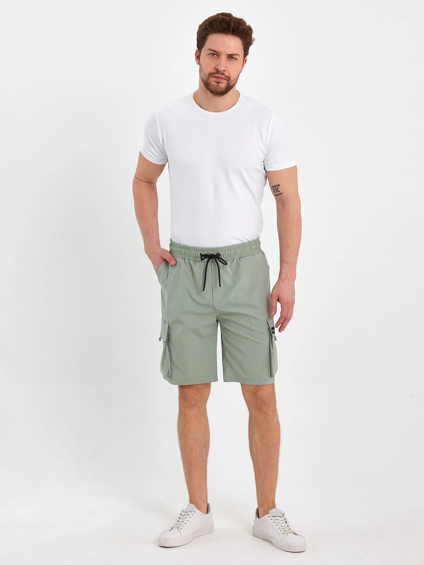 Шорты Trend Collection модель TC8333OliveSPRTSHRT Шорты Trend Collection модель TC8333OliveSPRTSHRT Фото
