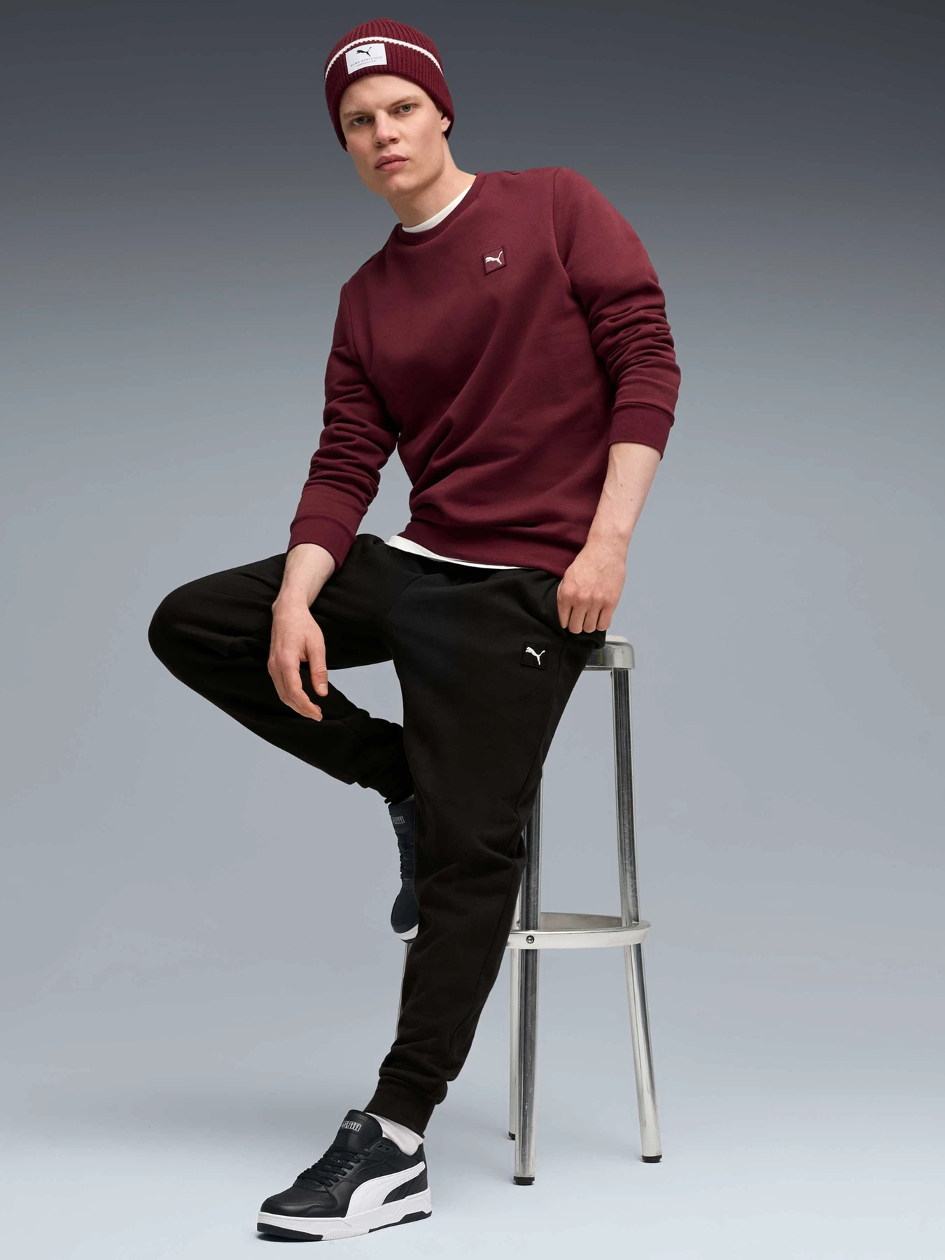 Костюмы PUMA Ess Elevated Crew Sweat Suit модель 688178 Костюмы PUMA Ess Elevated Crew Sweat Suit модель 688178 Фото