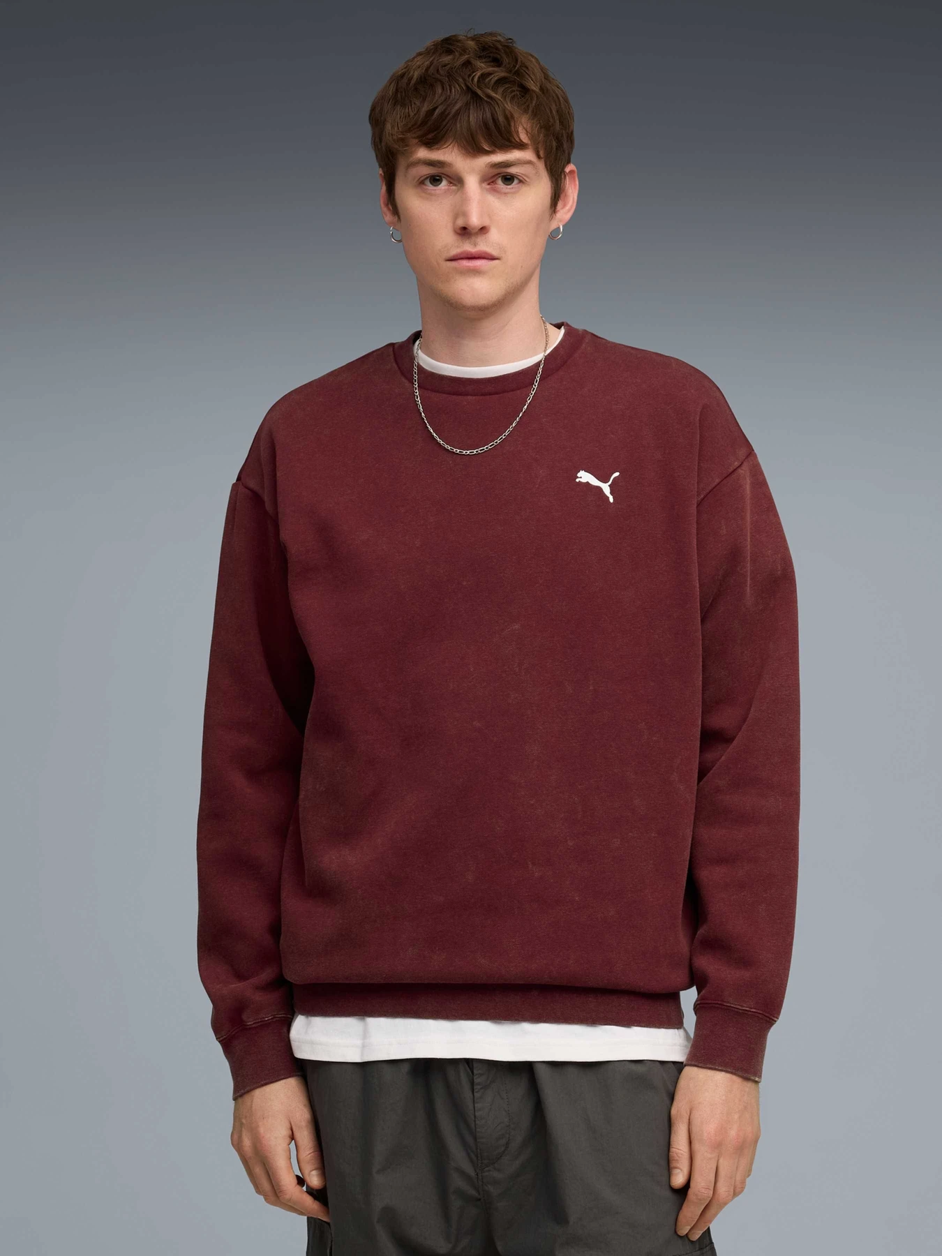 Худі та світшоти PUMA Ess Elevated Wash Crew модель 688050 Худі та світшоти PUMA Ess Elevated Wash Crew модель 688050 Фото