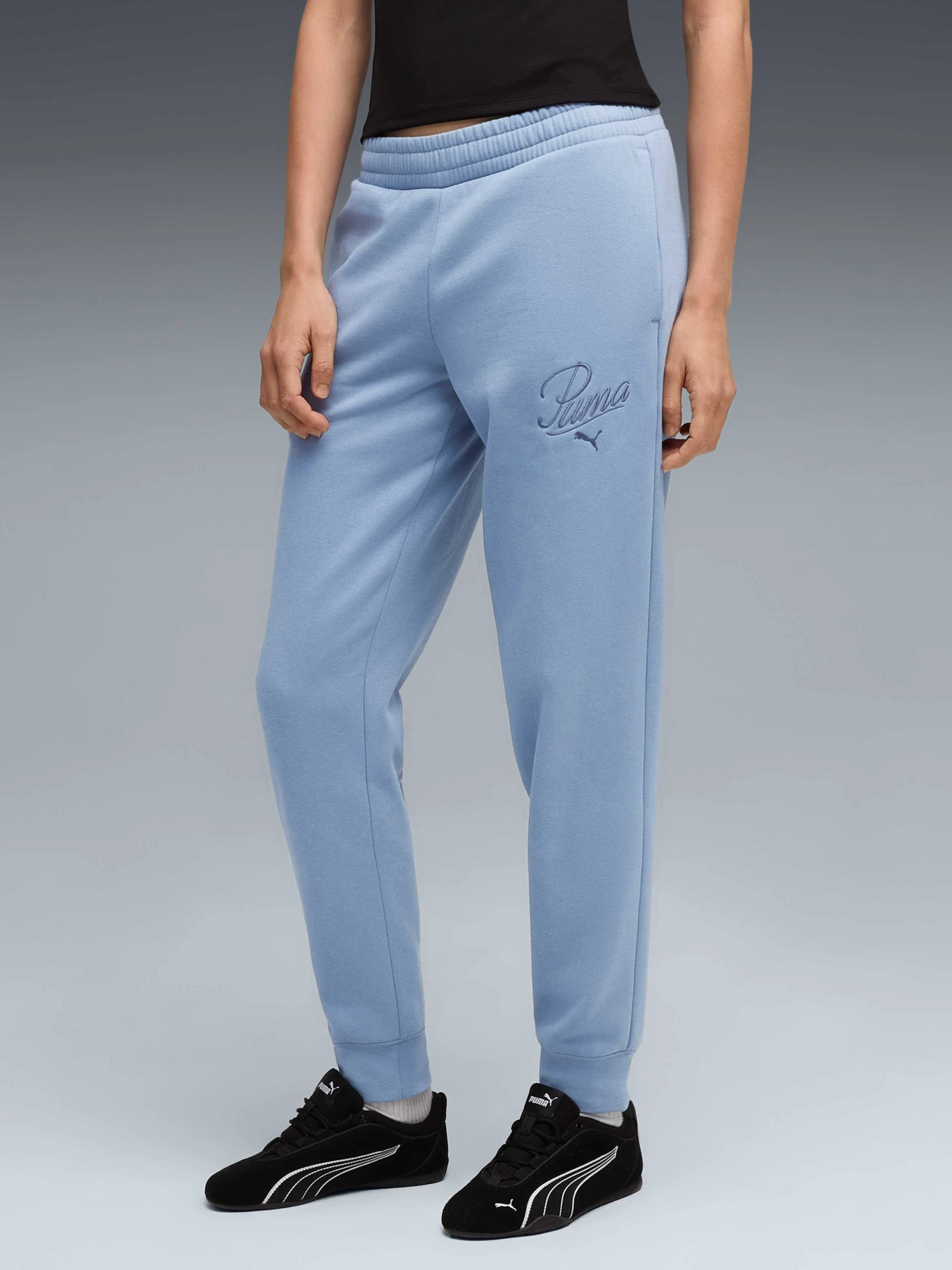 Брюки PUMA Ess Script Sweatpants модель 688074 Брюки PUMA Ess Script Sweatpants модель 688074 Фото