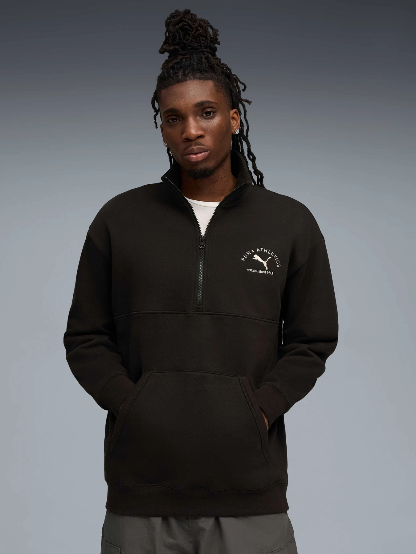 Худи и свитшоты PUMA Class Half Zip Sweater модель 688252 Худи и свитшоты PUMA Class Half Zip Sweater модель 688252 Фото