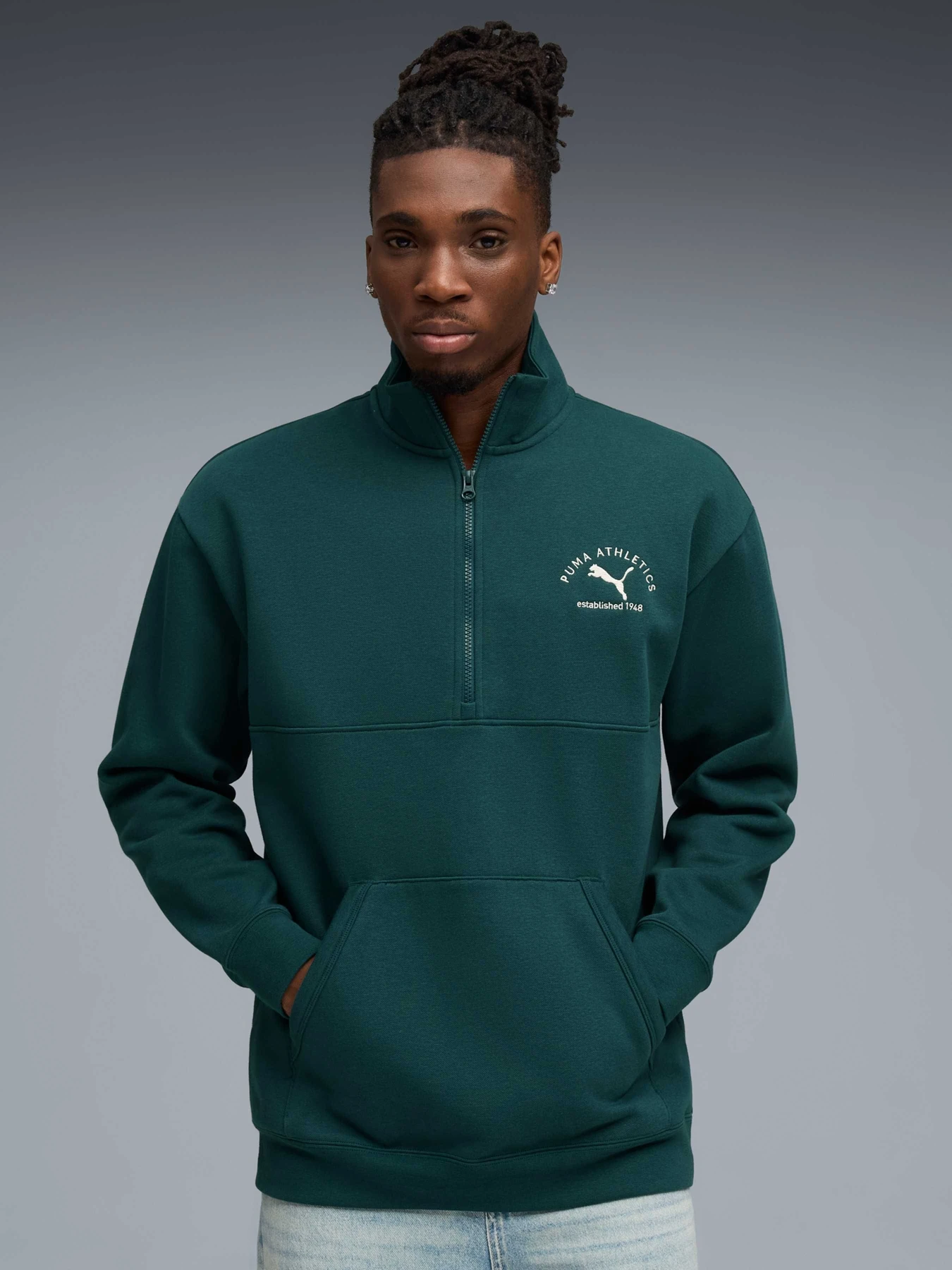 Худи и свитшоты PUMA Class Half Zip Sweater модель 688252 Худи и свитшоты PUMA Class Half Zip Sweater модель 688252 Фото