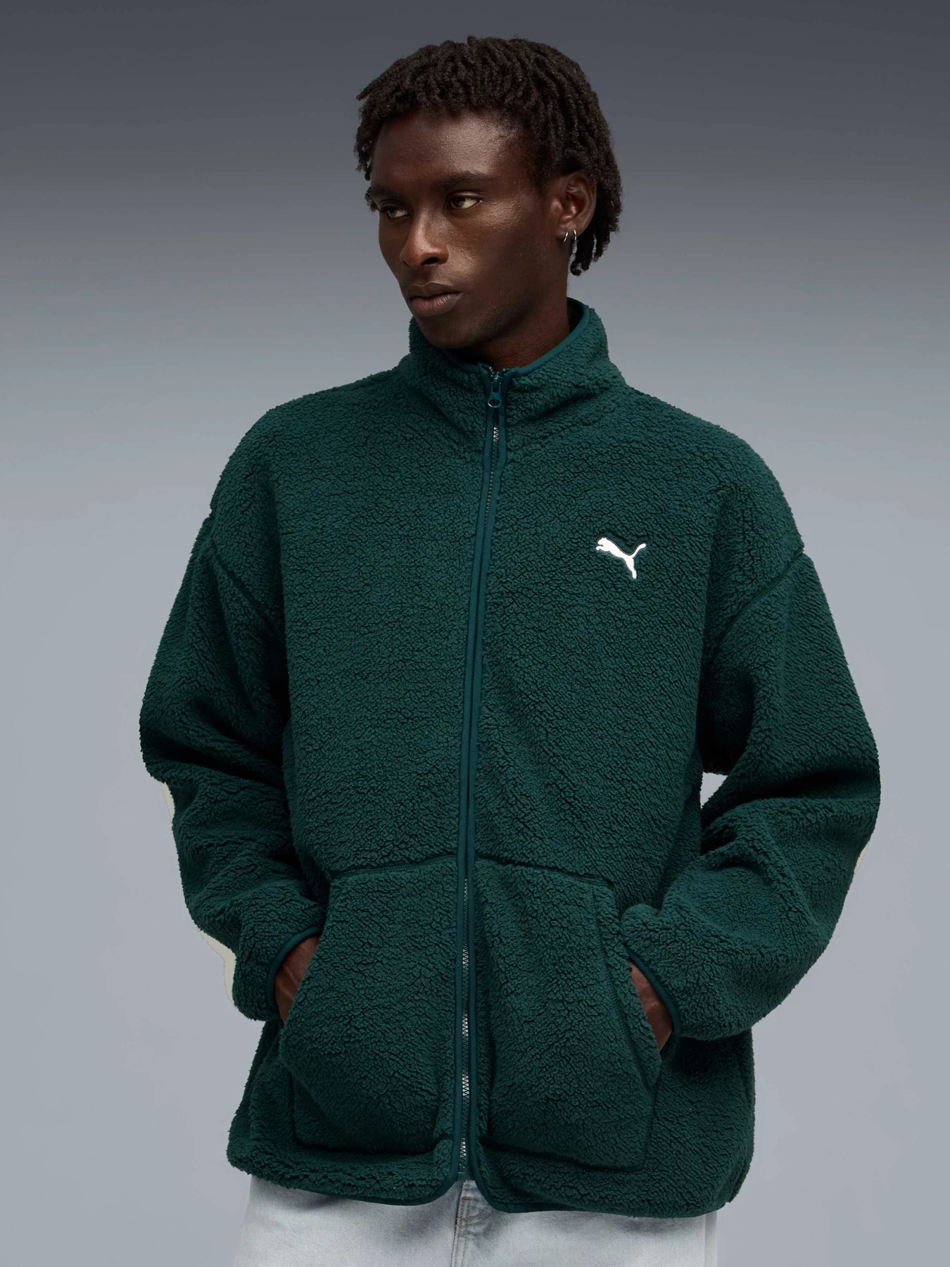 Худи и свитшоты PUMA Ess Elevated Sherpa Full-zip модель 688259 Худи и свитшоты PUMA Ess Elevated Sherpa Full-zip модель 688259 Фото
