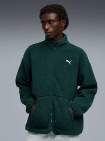 Худи и свитшоты PUMA Ess Elevated Sherpa Full-zip модель 688259 Фото