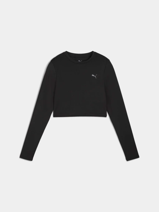 Худі та світшоти PUMA W Shape Cropped Ls модель 527473 Фото