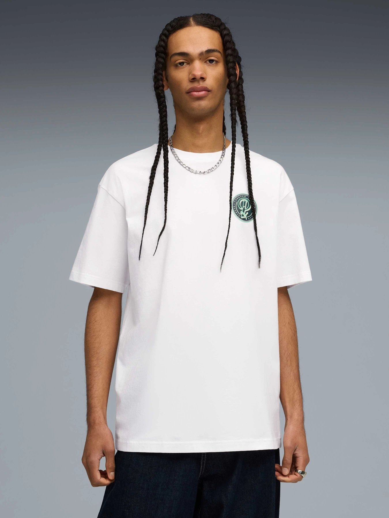 Футболки и поло PUMA Wardrobe Ess Graphic Tee модель 632106 Футболки и поло PUMA Wardrobe Ess Graphic Tee модель 632106 Фото