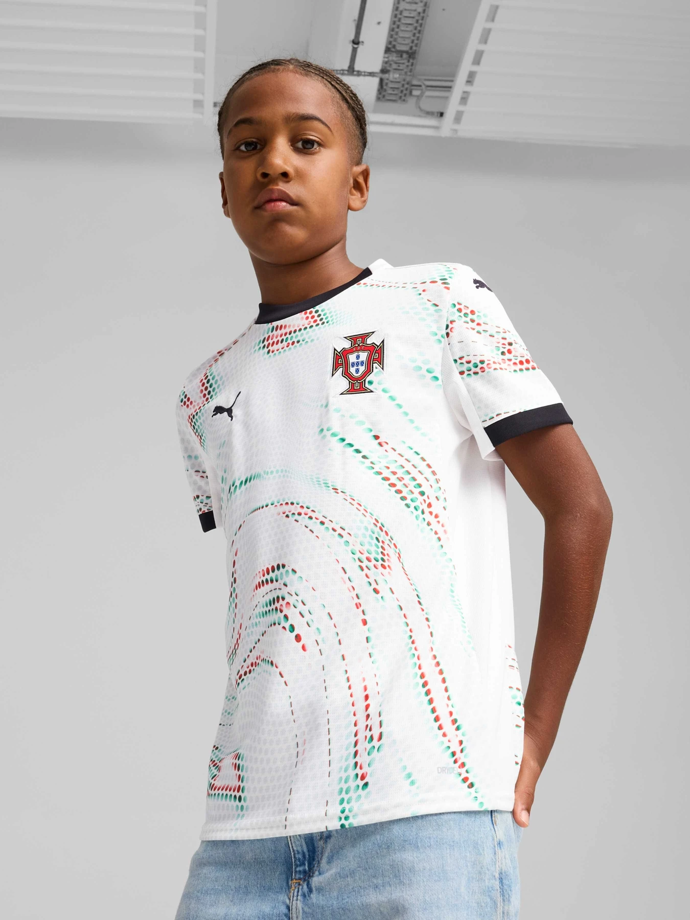 Футболки і поло PUMA Fpf Away Jersey Replica Jr модель 779212 Фото