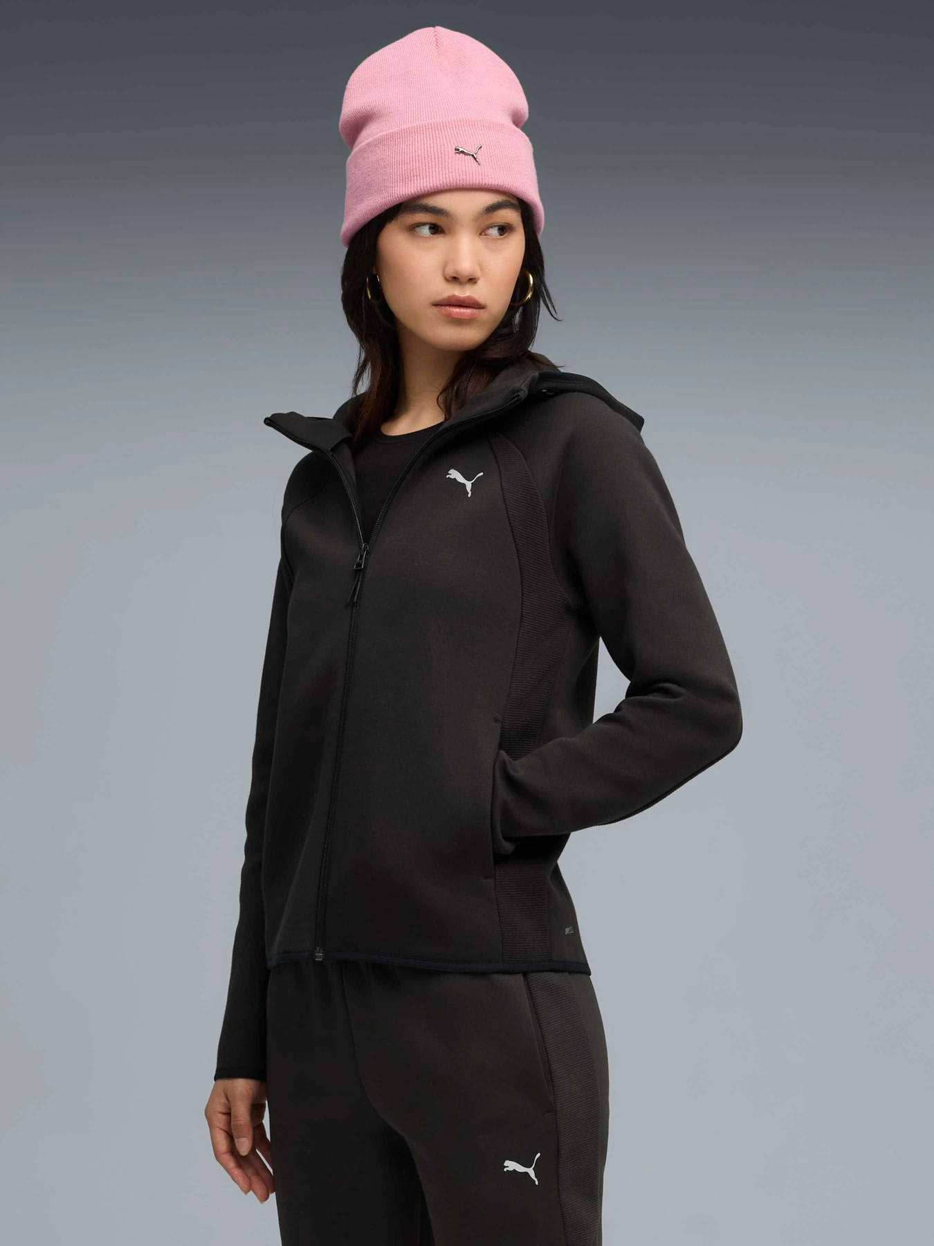 Худи и свитшоты PUMA Evostripe Full-zip Hoodie модель 688141 Худи и свитшоты PUMA Evostripe Full-zip Hoodie модель 688141 Фото