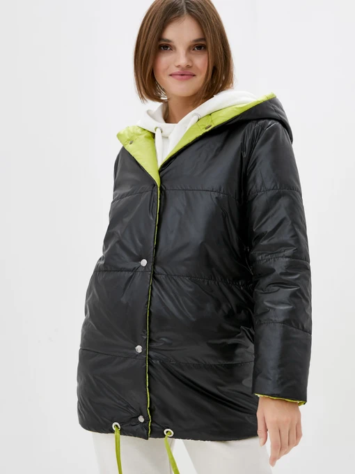 Куртки та дублянки ISSA Plus модель SA-31_blacklightgreen Фото