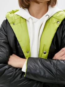 Куртки та дублянки ISSA Plus модель SA-31_blacklightgreen Фото