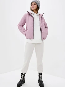 Куртки и дубленки ISSA Plus модель SA-308_pink Фото