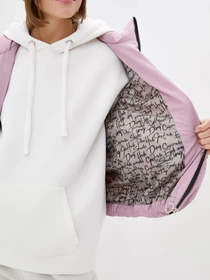 Куртки и дубленки ISSA Plus модель SA-308_pink Фото
