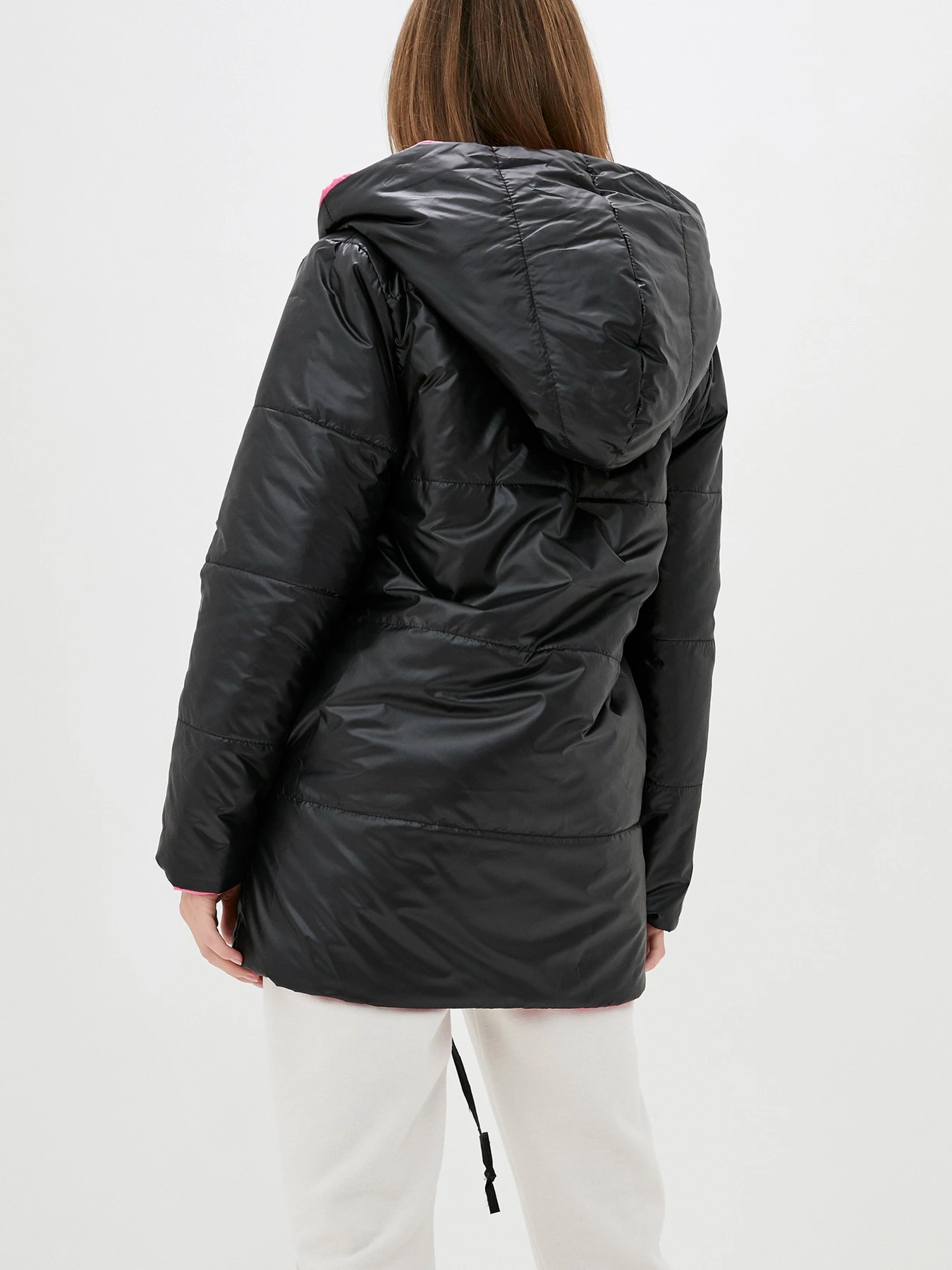 Куртки и дубленки ISSA Plus модель SA-31_blackraspberry Фото