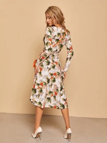 Сукні ISSA Plus модель 12939_multicolor Фото