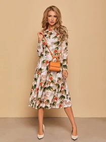 Сукні ISSA Plus модель 12939_multicolor Фото
