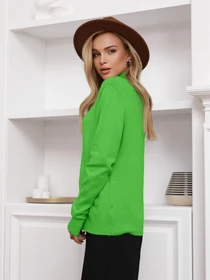 Свитры и кардиганы ISSA Plus модель WN20-46_green Фото