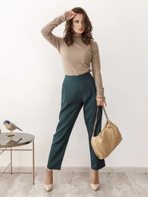 Свитры и кардиганы ISSA Plus модель 12215_lightbrown Фото