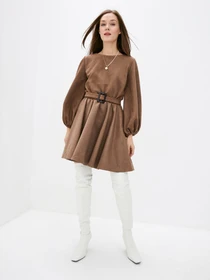 Сукні ISSA Plus модель 12297_beige Фото
