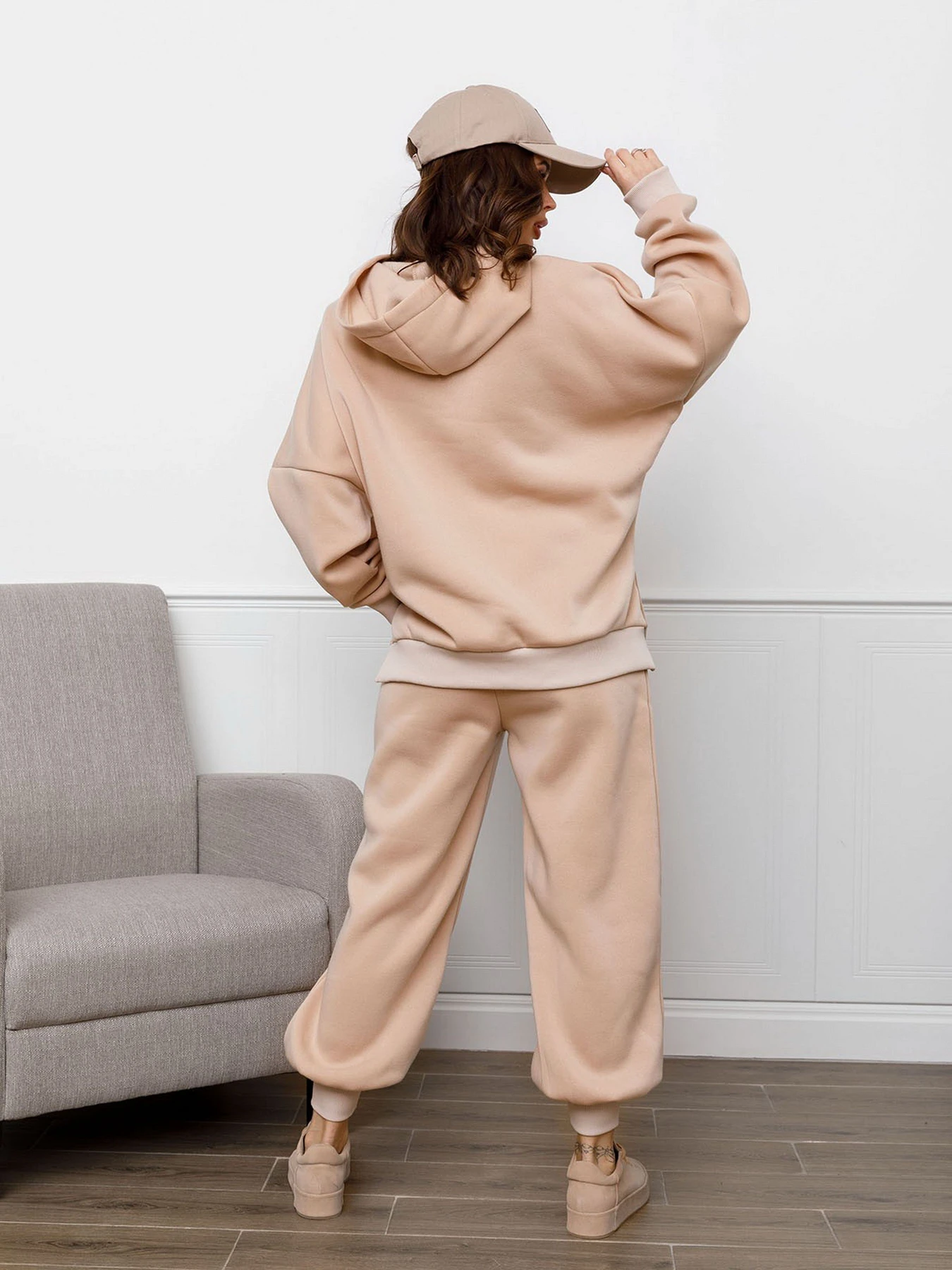 Костюмы ISSA Plus модель 12305_beige Фото