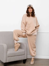 Костюмы ISSA Plus модель 12305_beige Фото