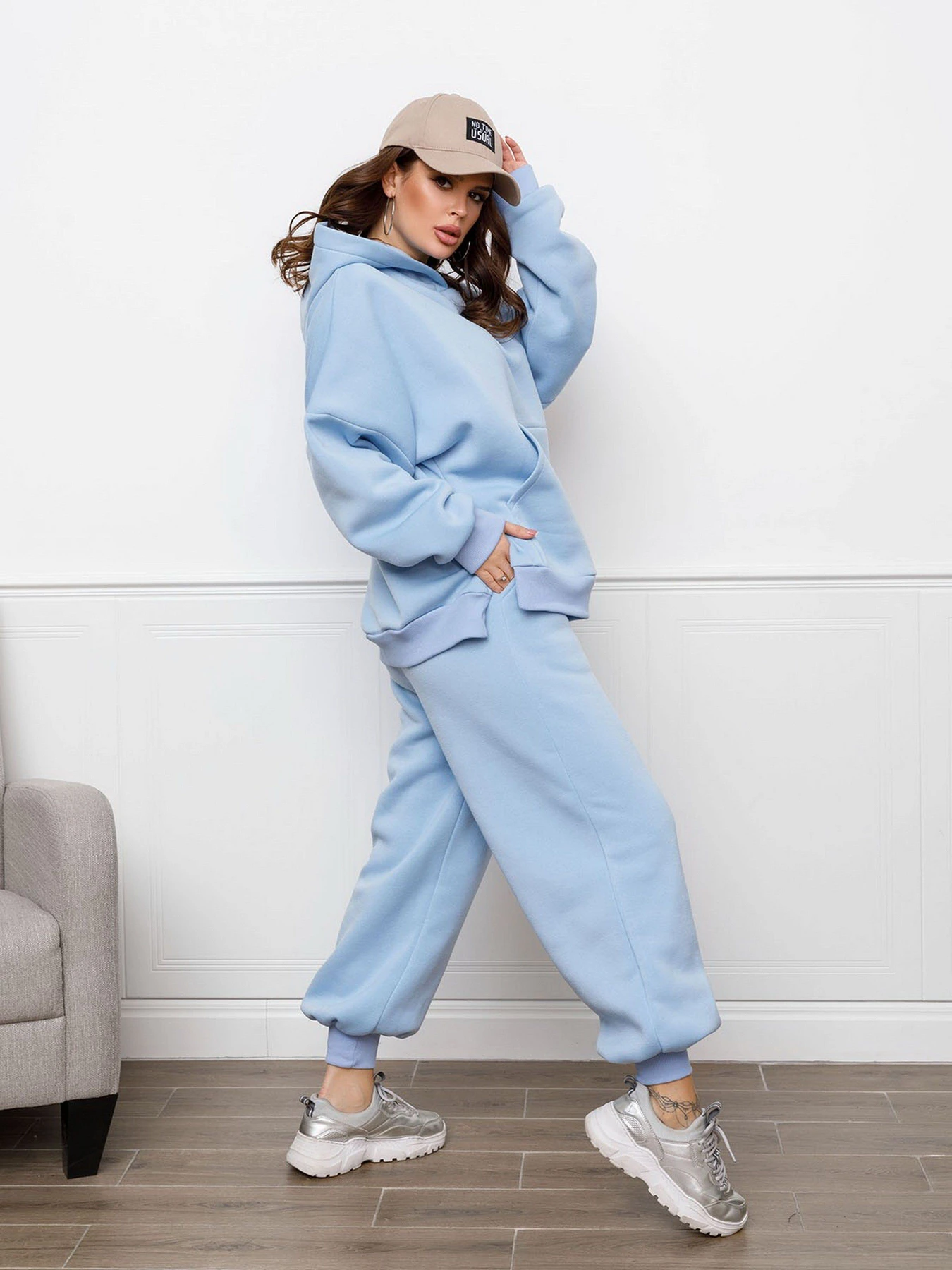 Костюмы ISSA Plus модель 12305_blue Фото