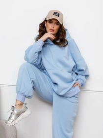 Костюмы ISSA Plus модель 12305_blue Фото