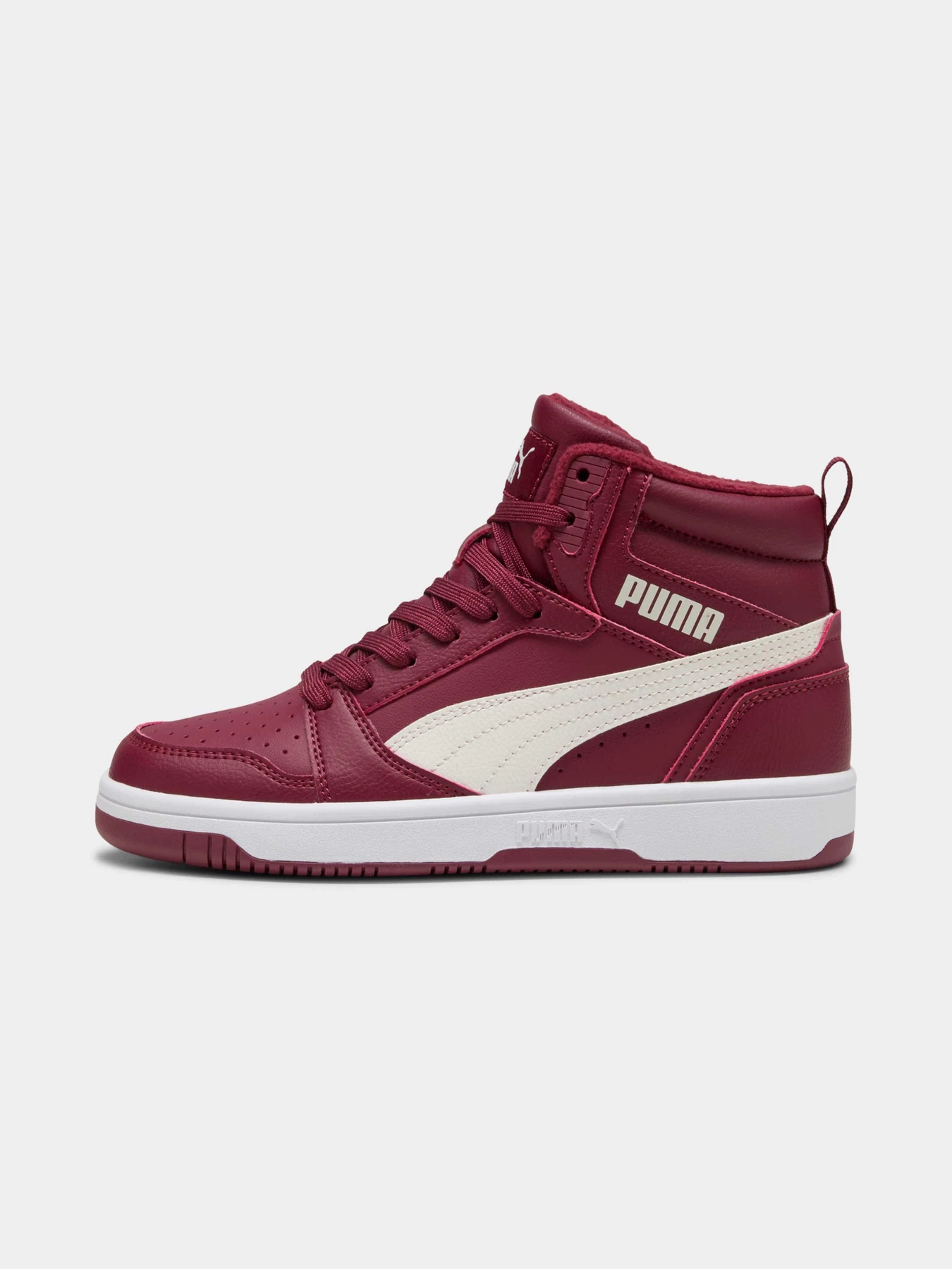 Кеды PUMA Rebound V6 Mid Wtr Jr модель 394685 Кеды PUMA Rebound V6 Mid Wtr Jr модель 394685 Фото