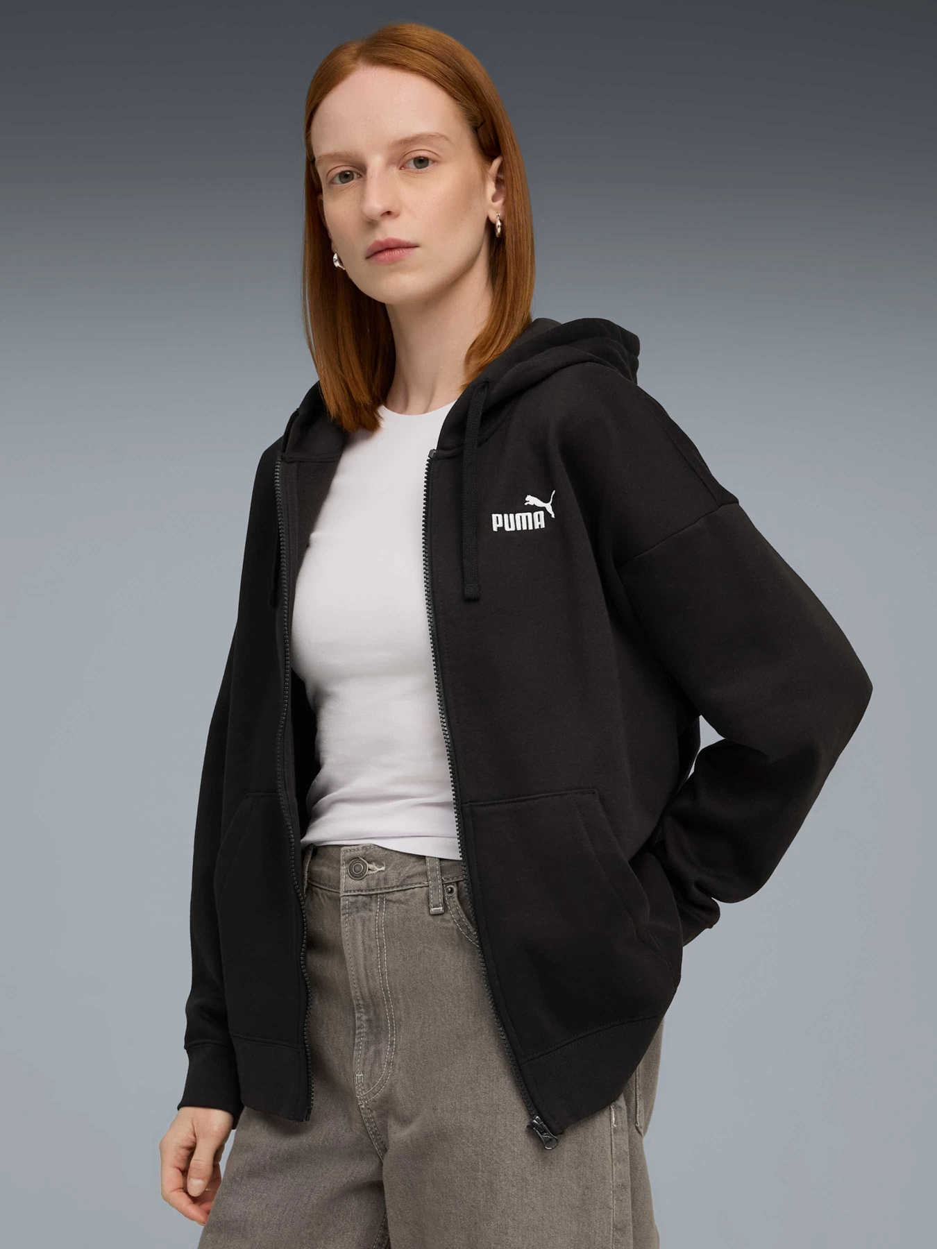 Худи и свитшоты PUMA Ess Comfort Full-zip Hoodie модель 682408 Худи и свитшоты PUMA Ess Comfort Full-zip Hoodie модель 682408 Фото