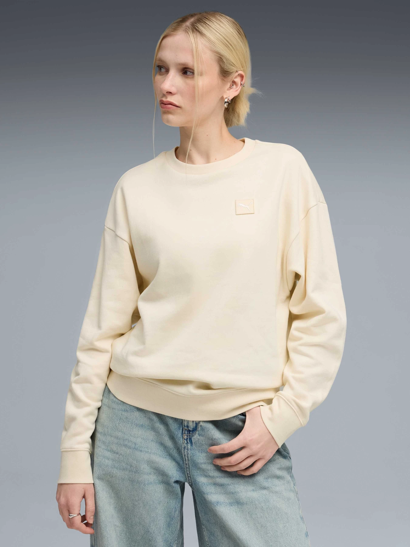 Худі та світшоти PUMA Ess Elevated Comfort Crew Fl модель 688099 Худі та світшоти PUMA Ess Elevated Comfort Crew Fl модель 688099 Фото