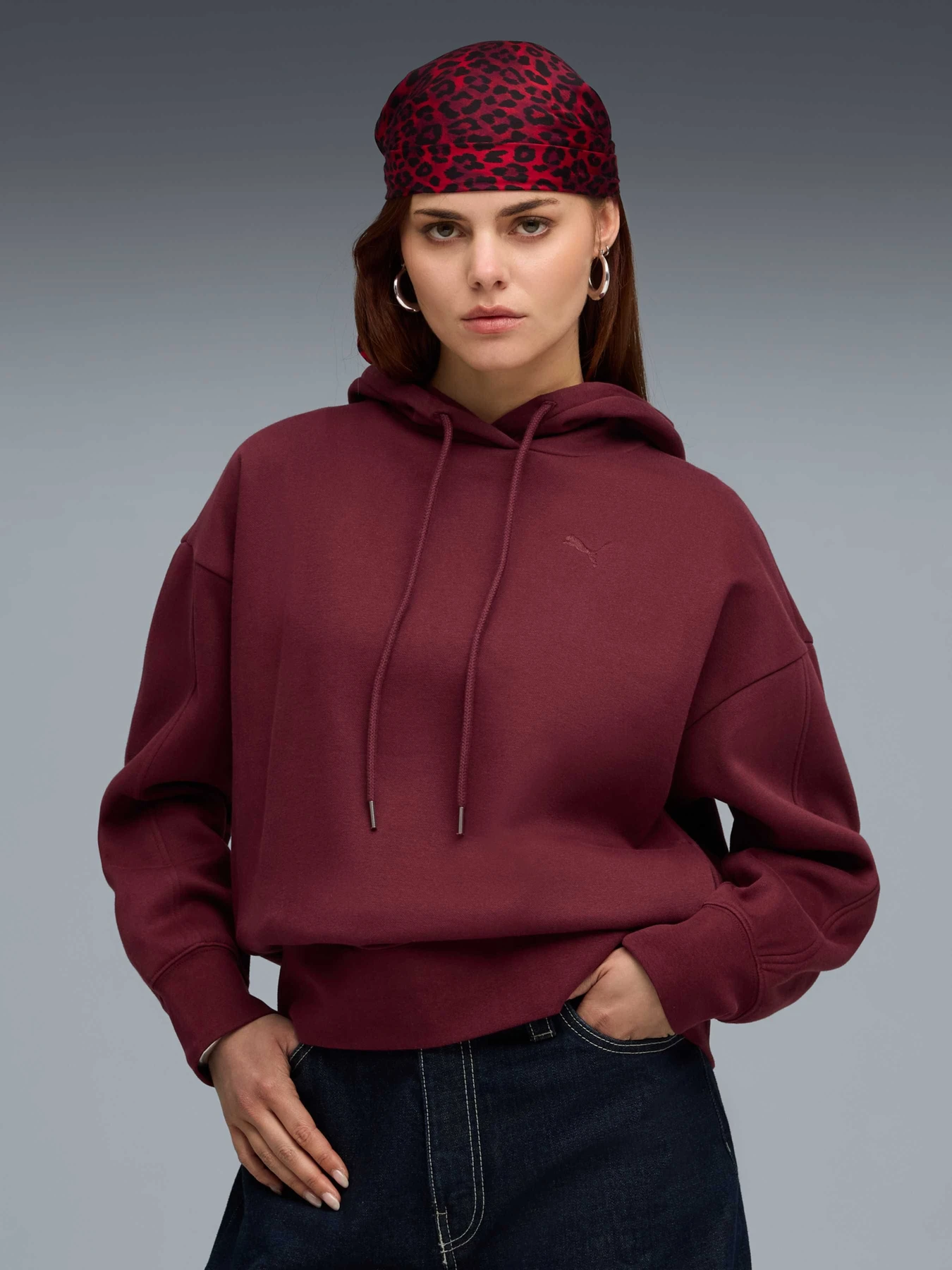 Худі та світшоти PUMA Her Oversized Hoodie Fl модель 688151 Худі та світшоти PUMA Her Oversized Hoodie Fl модель 688151 Фото