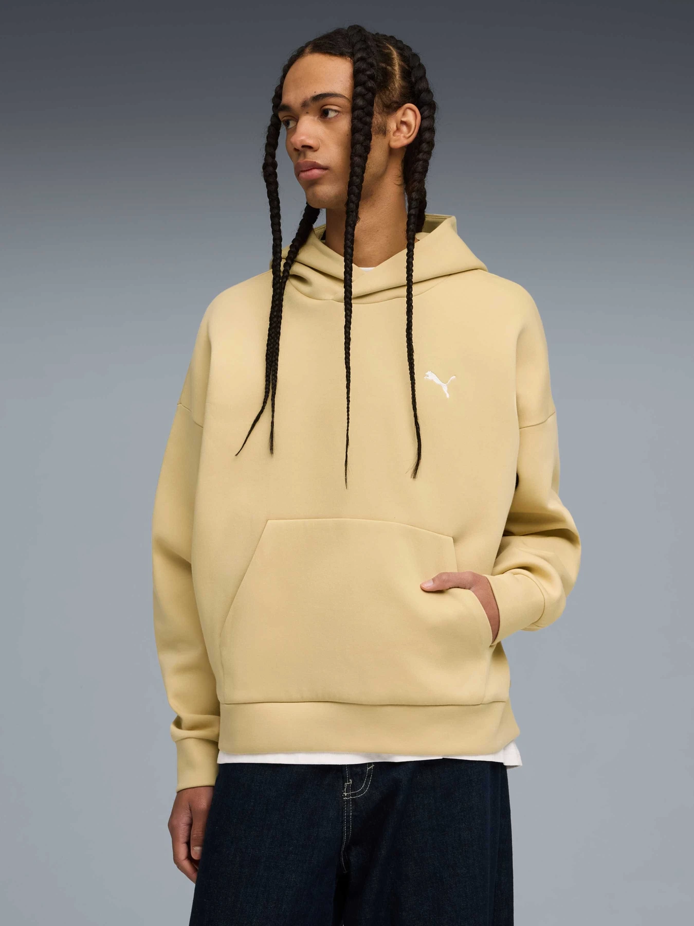 Худи и свитшоты PUMA Wardrobe Ess Boxy Hoodie Dk модель 632065 Фото