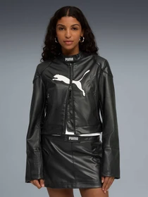 Куртки та дублянки PUMA Pleather Racer Jacket модель 632170 Фото