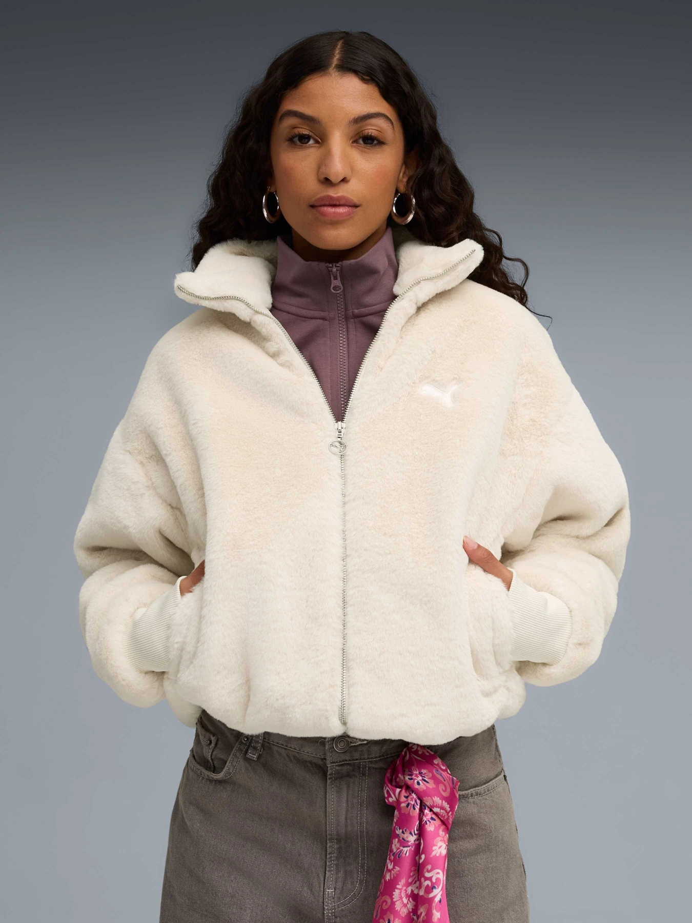 Куртки и дубленки PUMA Soft Fleece Jacket модель 632169 Куртки и дубленки PUMA Soft Fleece Jacket модель 632169 Фото