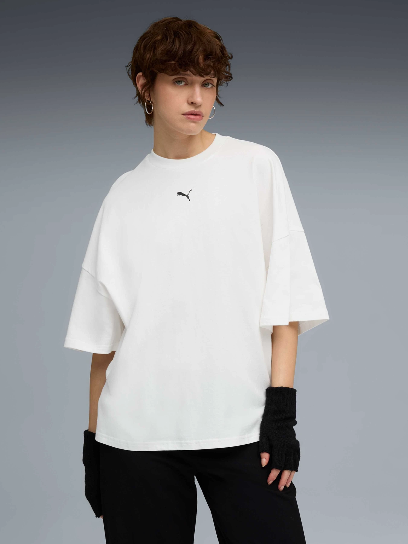 Футболки и поло PUMA Dare To Oversized Ruched Tee модель 632144 Фото