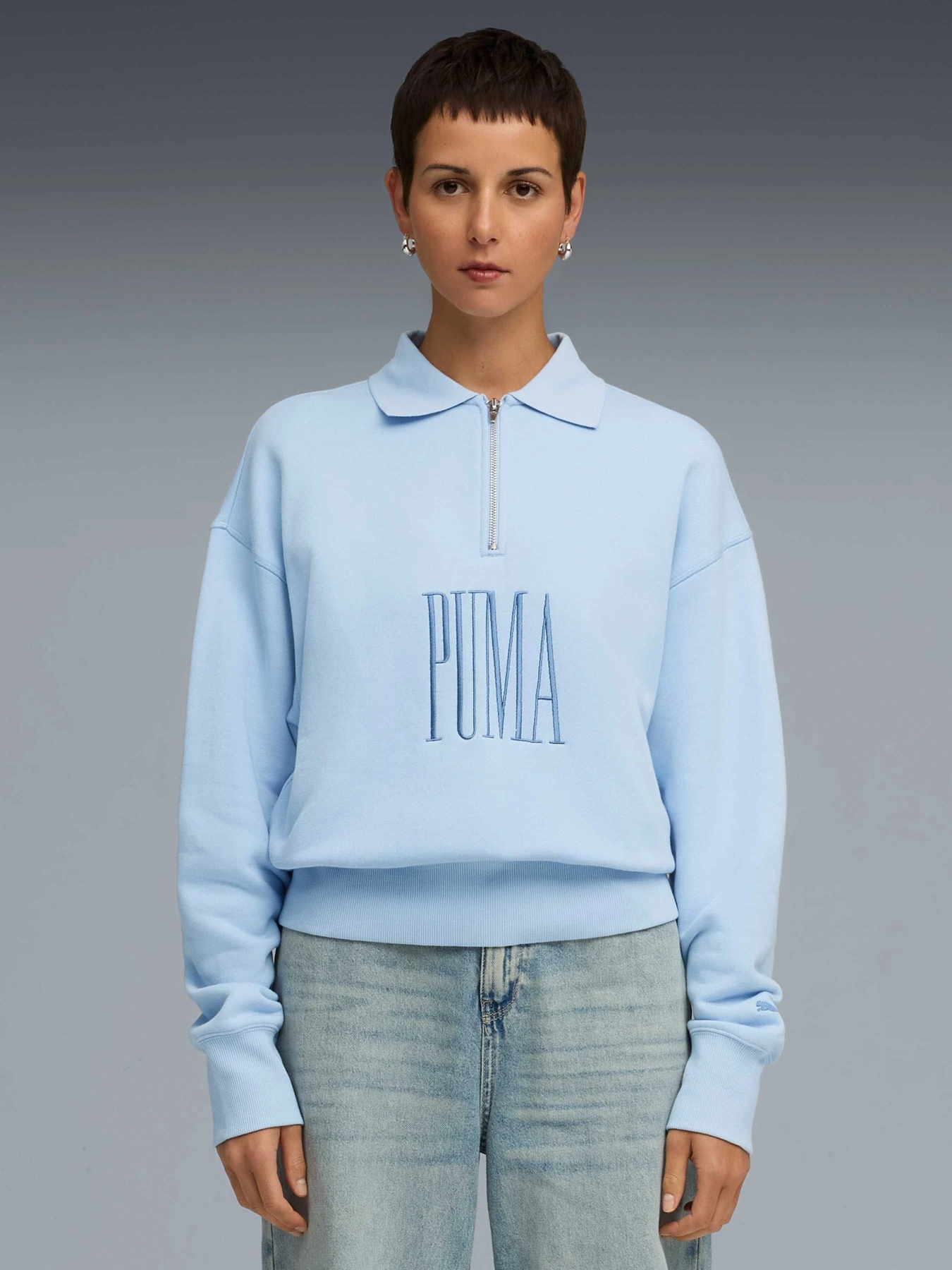 Худи и свитшоты PUMA Premium Ess Polo Crew модель 632056 Худи и свитшоты PUMA Premium Ess Polo Crew модель 632056 Фото