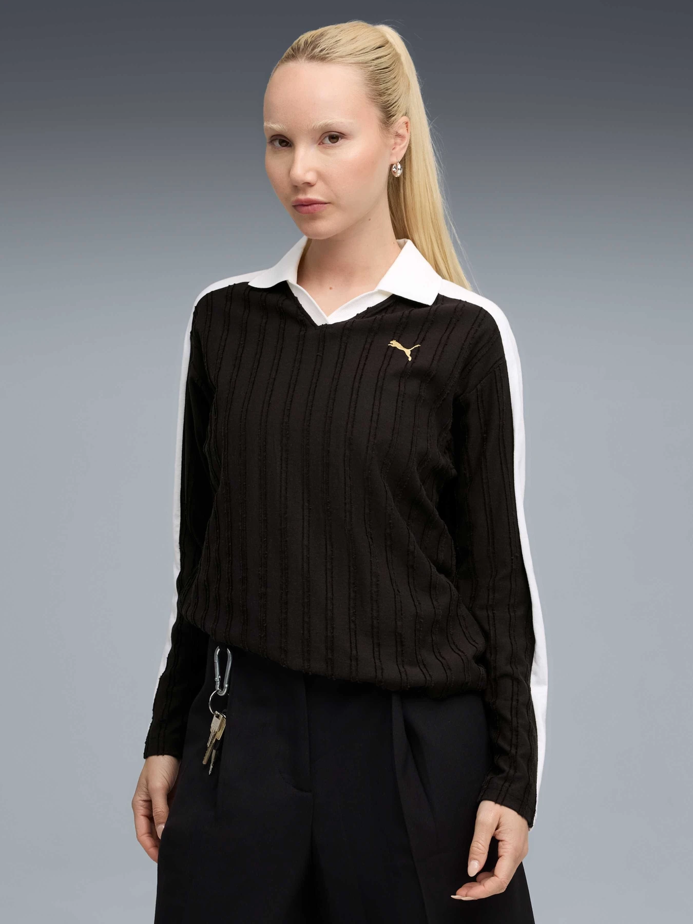 Футболки і поло PUMA T7 Relaxed Long Sleeve Polo модель 632141 Футболки і поло PUMA T7 Relaxed Long Sleeve Polo модель 632141 Фото