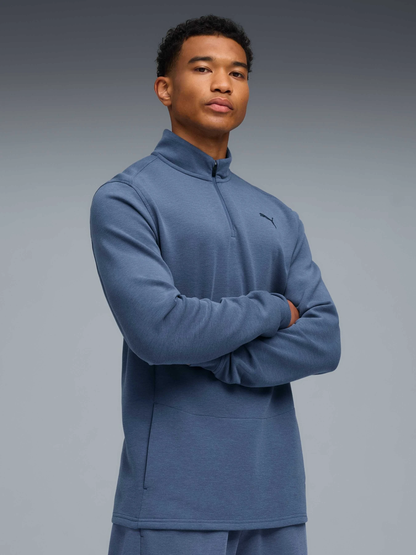 Худі та світшоти PUMA M Cloudspun 1/4 Zip модель 527837 Фото