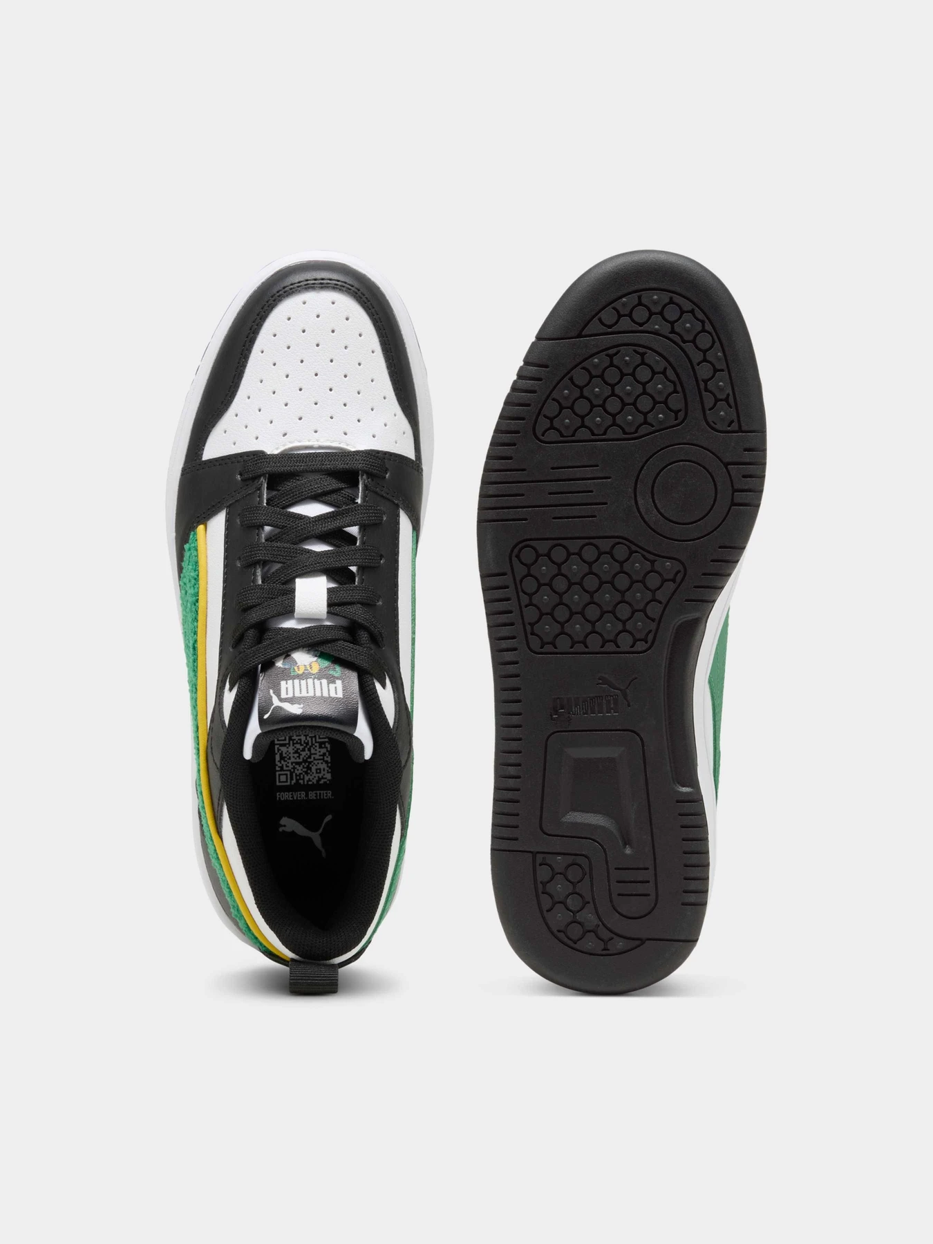 Кеды PUMA Rebound V6 Lo Super Jr модель 404393 Кеды PUMA Rebound V6 Lo Super Jr модель 404393 Фото