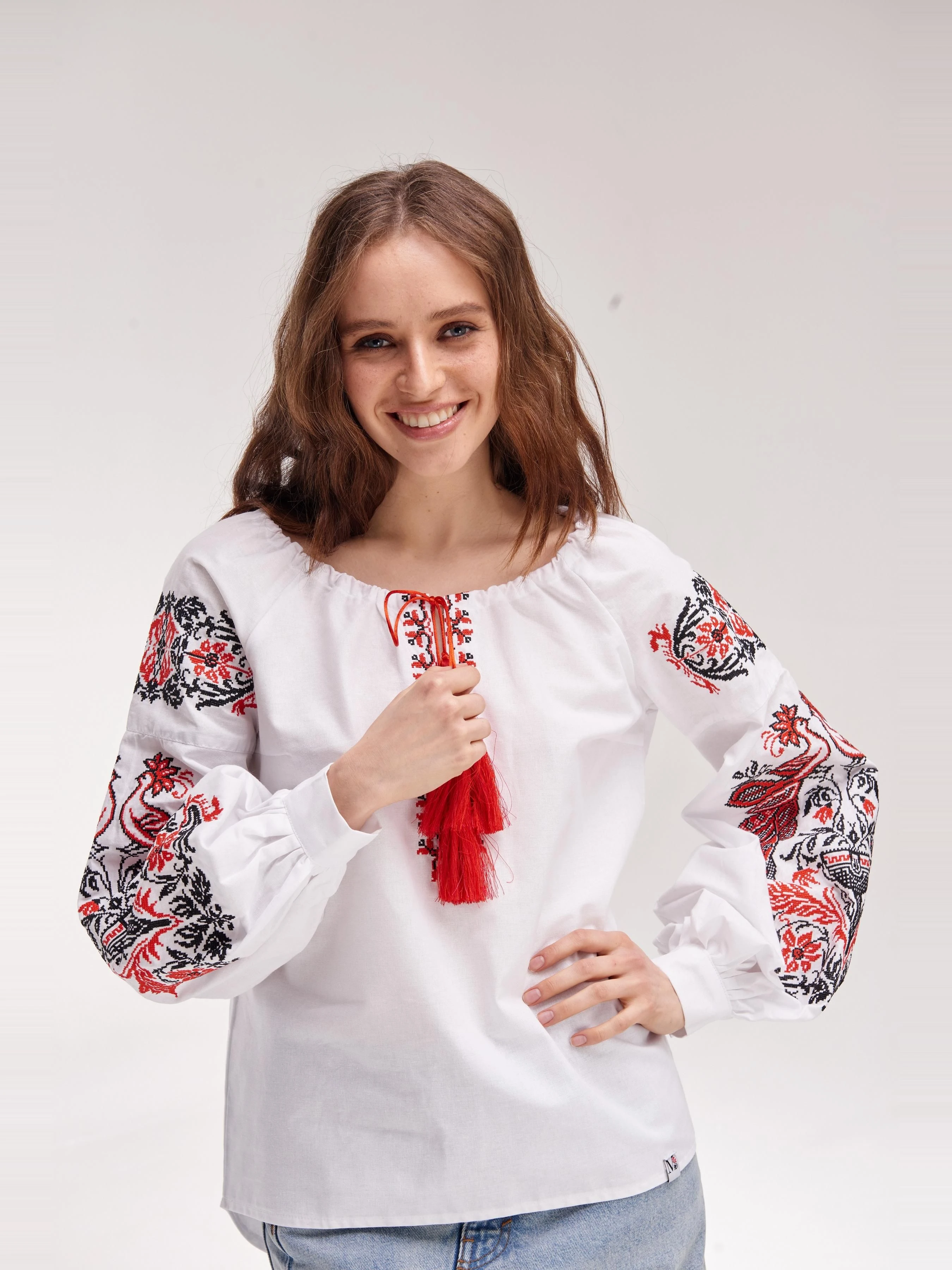 Бавовняна Жіноча Вишита сорочка MEREZHKA фото 2