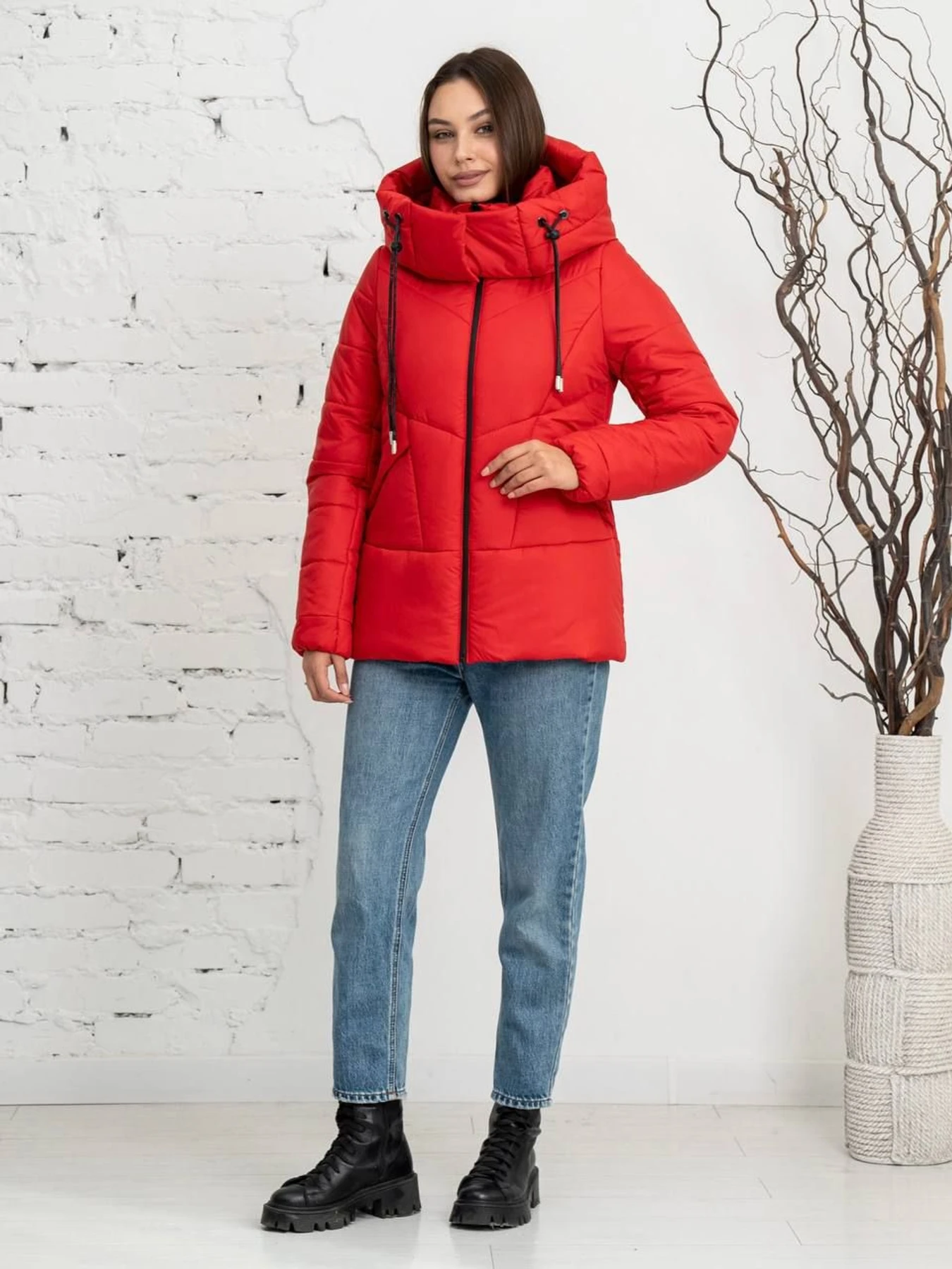 Куртки и дубленки UVENTUM модель Gerda-RF-RED Фото
